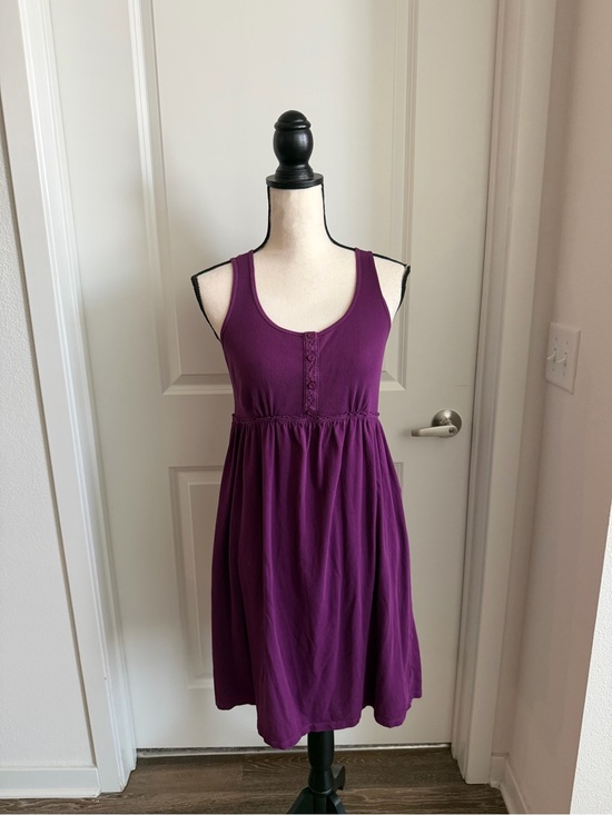 Motherhood Maternity Dresses & Skirts - Motherhood Maternity Plum Sleeveless Scoop-Neck Dress